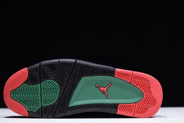 One Kick AQ3816-063 Jordan NRG 4 Gorge Black Green-Varsity Air Red GUCC 0604